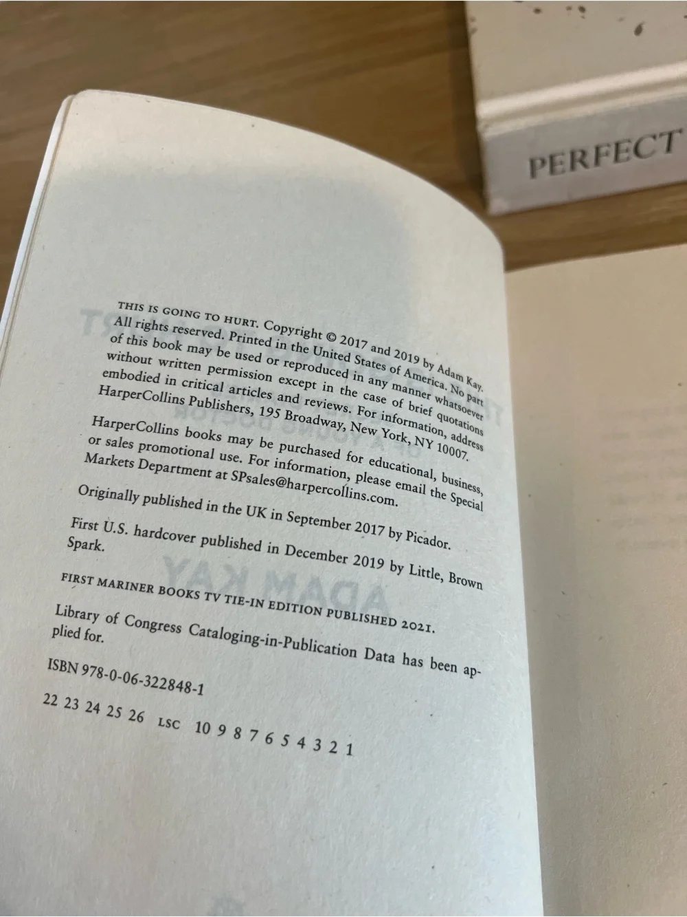This Is Going to Hurt Adam Kay Paperback Medical Memoir AMC Series